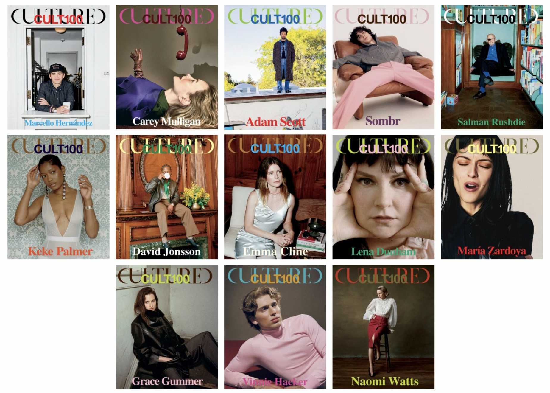 CULTURED Unveils a Record 13 ‘Cult100’ Cover Stars for 2026 April/May Print Issue